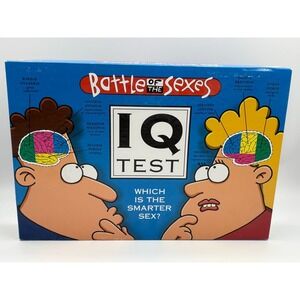 Battle of the Sexes IQ Test Board Game Vintage 2003 COMPLETE